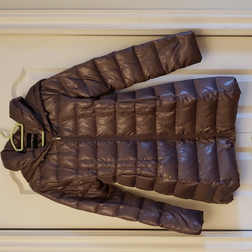 Express grey puffers jacket